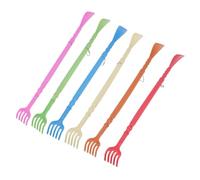 Mikinona Ergonomic Pink Shoe Horn with Lightweight Pp Resin Material and Back Scratcher Function, Practical Two-in-one Tool for Home and Office Use, for Family and Friends