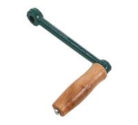 Mikinona Ergonomic Wooden Meat Grinder Handle Hand Crank Attachment for Food Mill Iron Construction Low Noise Operation Compatible with Home and Restaurant Meat Mincers Fast and Comfortable