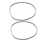 Mikinona Essential Turntable Drive Belt 2pcs Flat Cassette Belt Replacement for Tape Machines