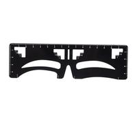Mikinona Eyebrow Shaper Ruler for Women Three-point Positioning Eyebrow Drawing Template for Precise Makeup Application Reusable and Compact Design for Easy Storage and Travel