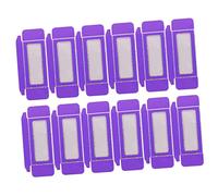 Mikinona Fake Nail Tips Storage Case with Window 12pcs Nail Pieces Holder Organizer Box and Eyelash Storage Portable Display Container for Manicure and Beauty Use