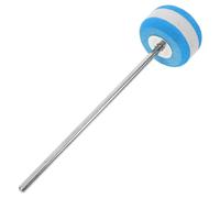 Mikinona Felt Bass Drum Beater Double-Sided Head with Rod Drum Pedal Hammer Replacement Kick Percussion Instrument Accessory for Studio and Stage Use