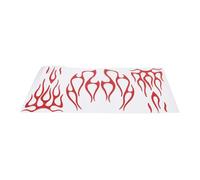 Mikinona Flame Fire Tribal Reflective Decals Sticker for Motorcycle Helmet Bike Tank Red Durable Modified Flames Stickers Car Hood Decorative