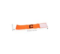 Mikinona Fluorescent Red Football Captain Armband Sports Captain Armband for Soccer Rugby Basketball Ice Hockey Team Leaders
