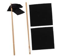 Mikinona Flute Cleaning Kit with Maple Wood Rod and Cloth Easy to Use Absorbent Accessory for Flute Maintenance and Care