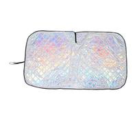 Mikinona Foldable Car Windshield Sunshade Umbrella with UV Blocking Heat Insulation Antiglare Front Window Protector for Cars Suvs Trucks Easy Installation and Space Saving Design