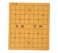 Mikinona Foldable Leather Chinese Chess Board Game Double-sided Lint Chessboard Portable for Adults and Students Soft Material Easy to Carry and Store Random Color