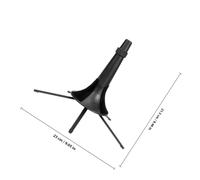 Mikinona Foldable Metal Trumpet and Clarinet Stand with Five-leg Stable Base Portable Musical Instrument Display Rack for Home and Store Storage Detachable and Compact Holder