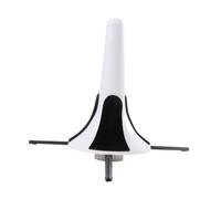 Mikinona Foldable Trumpet Stand with Detachable Metal Bracket and Rotating Screw, White Tripod Design with 3 Metal Legs to Protect Wind Instruments, for Portable Music Performances