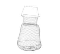 Mikinona Folding Fishing Net Durable Iron Wire Design for Easy Storage Lightweight Fishing Accessory for Crab and Lobster Catching Lakes Rivers Sea Random Color