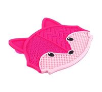 Mikinona Fox Cleansing Makeup Pads Silicone Cleaning Mat for Cosmetic Brush Cleaner Suction Cup Portable Makeup Brush Scrubber