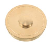 Mikinona French Horn Bottom Cap Replacement Metal Cover Precision Engineered Instrument Repair Part for Brass Instruments Easy Installation Stable Fit for Concert Practice and Teaching
