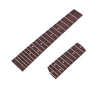 Mikinona Fret Ukulele Fingerboard Rosewood Replacement for Concert Ukulele Guitar Neck High Strength Natural Wood Color