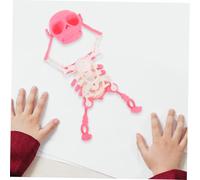 Mikinona Funny Skeleton Shape Printed Fidget for Stress Relief Flexible Dancing Skeleton Plaything for Adults Unique Horror Design for Anxiety Reduction
