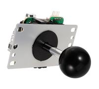 Mikinona Game Simulation Joystick Replacement for Arcade Game Controller Easy Installation Compatible with Multiple Types Including Sports Racing Fighting Black Non Lit Arcade Stick with