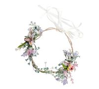 Mikinona Garland Flower Headwear Bride Flower Crown Wedding Headband Pride Outfits