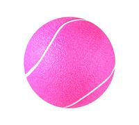 Mikinona Giant Inflatable Pink Tennis Ball for Soft Rubber Educational for Indoor Outdoor Play Portable Oversized Flannel Ball for Parent Interaction and Camping