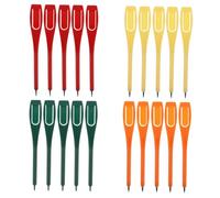 Mikinona Golf Scoring Pencils 20 Pack Mini Golf Scorecard Pencil with Clip Clip on Marker Pen for Score Tracking Marking and Club Cleaning Sports Pencils for Golfers
