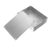 Mikinona Guitar Pedal Enclosure Stable Sound Quality Simple Stylish Design Metal Guitar Pedal Case Aluminum Stomp Organizer Silver Die-cast Housing Enhances Performance for Home and Live
