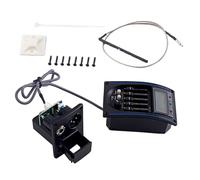 Mikinona Guitar Pickup Auto Manual Tuning Piezo Pickup Guitar Preamp Equalizer Without Battery