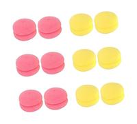 Mikinona Hair Curler Sponge Roller 2 Pack 5.5 X 5 X 5Cm Adorable Mushroom Shape Time Saving Temporary Hair Curling Tool for Women Home DIY Styling