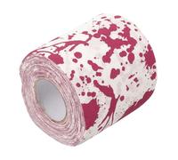 Mikinona Halloween Bloodstain Toilet Paper Roll Printed Scary Bathroom Roll Paper with Creative Bloody Pattern Gentle Texture Decorative Toilet Tissue for Haunted House and Horror Party Use