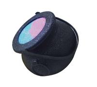 Mikinona Halloween Enchanted Bubble Can Bath Ball Tank with Portable Handle Colored Bubbles Pe Material for Party and Spa Bathroom Accessories Random Color