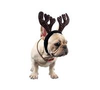 Mikinona Halloween Pet Hair Hoop Dog Christmas Antler Headband Reindeer Headdress Pet Decor Fun