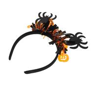 Mikinona Halloween Spider Headband with Pumpkin Design Stylish Halloween Headdress for Women Unique Costume Hair Accessory for Spooky Party Decoration and Group Dress Up