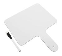 Mikinona Handheld Dry Erase Paddle Portable Whiteboard for Voting Scoring and Classroom Use and Practical Writing Boards for Judges and Students
