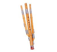 Mikinona Handmade Hulusi Bamboo Flute C Key Instrument Natural Gourd Carved Lightweight for Beginner Music Lovers with Alloy Reed Pure Tone