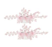 Mikinona Handwoven Wedding Hair Side Comb with Radiant Acrylic Crystals Lightweight Bridal Hairpiece for Bridesmaids Prom Party Elegant Head Accessories for Special Occasions