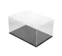 Mikinona Hat Organizer for Baseball Caps: Clear Acrylic Baseball Cap Display Box Stand - Display Holder for Store Counter Decor and Commercial Showcase