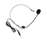 Mikinona Head-mounted Microphone Wired Condenser Mic Portable Noise Reduction Voice Amplifier Mic Headset for Live Streaming Interview Recording in Studio and Outdoor Use