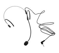 Mikinona Headworn Condenser Microphone Bodypack System for Public Speaking and Teaching Wired Omnidirectional Earset Mic for Guides and Lectures