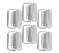 Mikinona Heavy Duty Chest Grip Folding Toolbox Handle 7.5cm 6pcs | Surface Mount Design with Ergonomic Non-slip Grip, Easy to Install, for Transport and Warehouse Handling