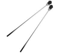 Mikinona Heavy Duty Drum Floor Stand Legs 39cm Stainless Steel Bass Drum Support Brackets Non-slip Instrument Floor Mount and Kit Accessories