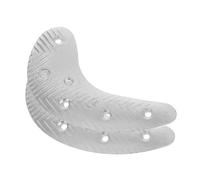 Mikinona Heavy-Duty Metal Heel Repair Plates for Men S Boots Sturdy Iron Shoe Sole Pads with Screws Fit Heel Protection for Dress Shoes Sneakers and Athletic Footwear
