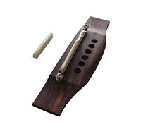 Mikinona Height Guitar Bridge Insert Set for Acoustic Guitar DIY Accessory Lightweight Replacement for Broken Bridge Tailpiece Installation