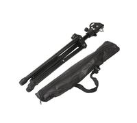 Mikinona Height Metal Tripod Dumb Drum Stand with Portable Double Sided Rubber Practice Pad and Carry Bag Percussion Accessory Rack for Drum Holder