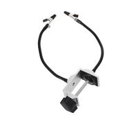 Mikinona Helping Hands Soldering Station, Third Hand Welding Tool with Flexible 2 Arms, Table Bench Vise Clamp for PCB Assembly, Circuit Board Repair Project