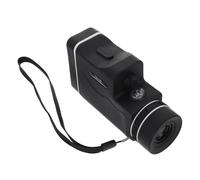 Mikinona High Definition 10x30 Infrared Night Vision Monocular for Boys and Girls, Handheld Black Telescope Toy Red Light for Outdoor Stargazing and Educational Use