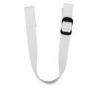 Mikinona Hockey Helmet Adjustable Chin Strap Replacement, White Protective Hard Hat Chin Strap Accessory for Ice Hockey Sports Equipment