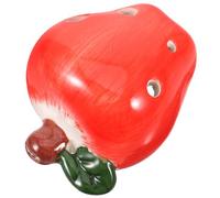 Mikinona Holiday Ocarina Christmas Idea 6-Hole Alto AC Fruit Shaped Ceramic Ocarina Portable Soprano for Boys and Girls Adults Beginner Student
