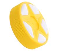 Mikinona Inline Roller Hockey Puck Yellow Training Ball for Indoor Outdoor Use Precise Impact Feedback for Skill and Reflex Improvement in Men Women