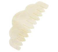 Mikinona Jade Stone Massage Comb Wave Shape Scalp Massager for Portable Hair Comb for Women Adults for Relaxation Muscle Tension Relief