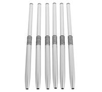 Mikinona Japanese Nail Art Brush Set 6-piece Manicure Kit Line Brushes for Diy and Artistic Expression