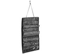 Mikinona Karate Belt Wall Rack and Several Pockets Wall-mounted with Felt Material for Organizing Martial Arts Belts and Medals Black Medal Showcase Holder Suitable for Doors and Walls