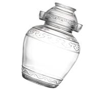 Mikinona Kimchi Jar Large Capacity 5lb Glass Pickling Jar Thickened Fermenting Pickle Container Sealing Lid for Pickled Vegetables