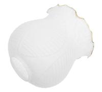 Mikinona Lampshade Protect Lamp, for E27 Light Bulb Frosted Glass White Simple Style Decorative Light Cover with Easy Installation for Home and Library Lighting